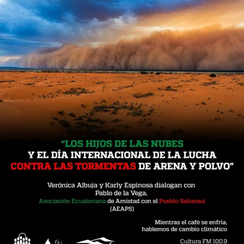 Programa radial en Ecuador destaca la situación del pueblo saharaui en el Día Internacional contra las Tormentas de Arena y Polvo