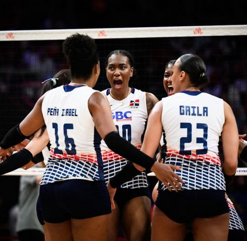 Reinas del Caribe derrotan a China en la Liga de Naciones de Voleibol