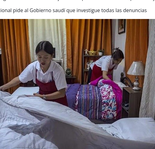 Amnistía Internacional reporta violaciones masivas contra empleadas domésticas en Arabia Saudí