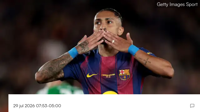 Raphinha se suma al Barcelona en Inglaterra tras su recuperación mundialista