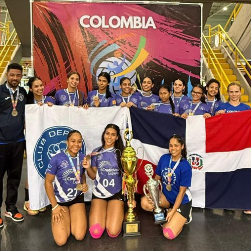 Club Naco arrasa en Colombia y se lleva el oro en voleibol U-16 femenino