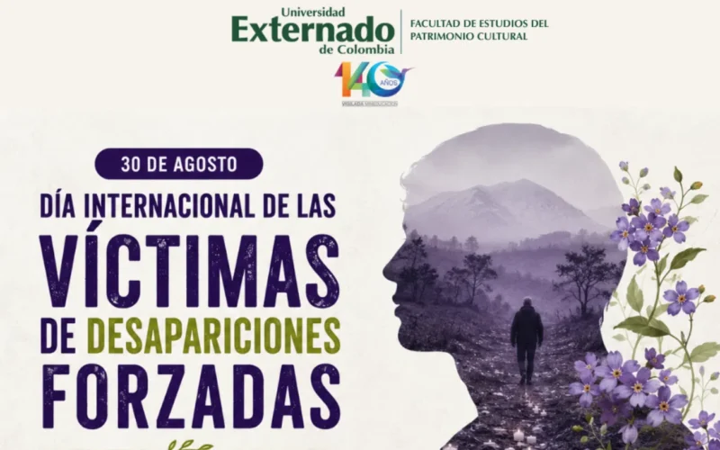 Comunidad académica de la Universidad Externado conmemora el Día de las Víctimas de Desapariciones Forzadas