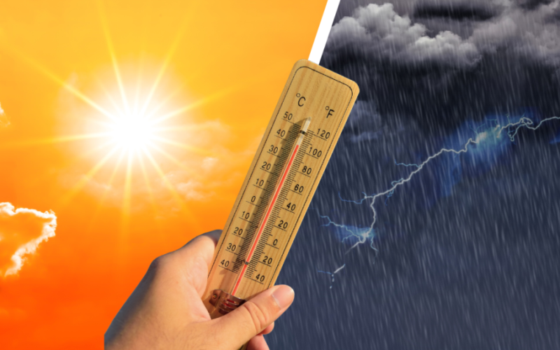 Se esperan altas temperaturas y lluvias para este miércoles en el país