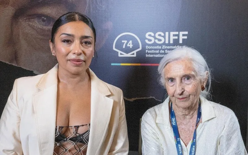 Diego Luna y Adriana Paz presentan 'Ceniza en la boca' en el Festival de San Sebastián
