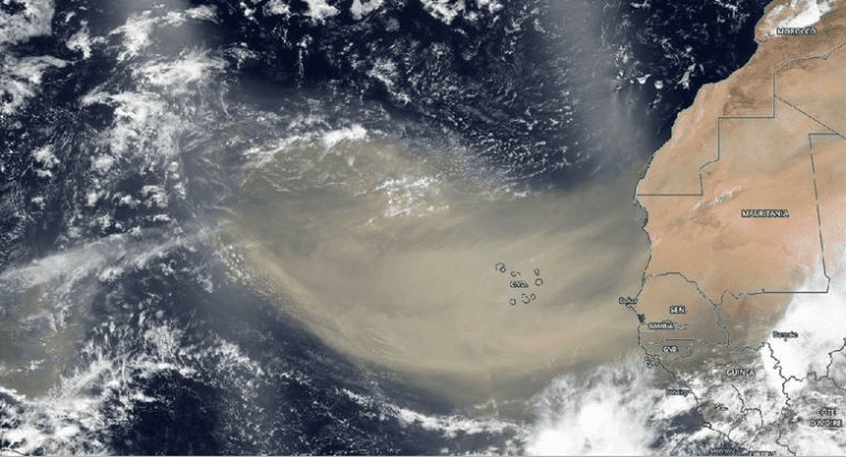Partículas del Sahara y ondas tropicales afectarán el clima en el Caribe