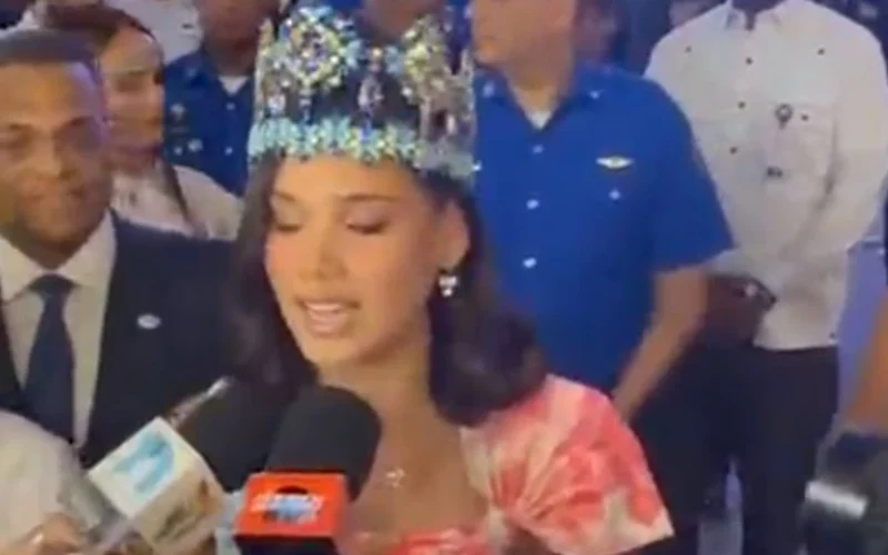 La nueva Miss Mundo 2026, Joheirry Mola, aterriza en República Dominicana