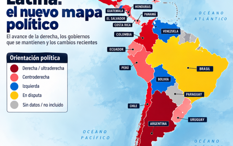 El giro de Latinoamérica hacia la derecha: seguridad y la influencia de Trump