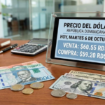 Última referencia del dólar en República Dominicana se mantiene en RD$60.17 para compra y RD$60.69 para venta