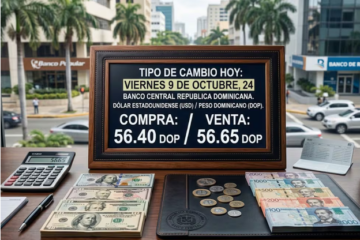 Cotización del dólar en República Dominicana para este viernes 9 de octubre
