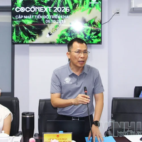 Autoridades de Vinh Long aceleran los preparativos para la Conferencia Internacional CocoNext 2026